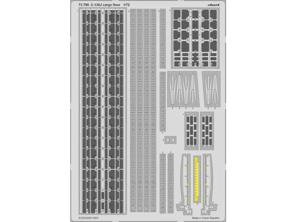 プラモデル　1/72 C-130J パート2 ビッグEDパーツセット ズべズダ用 「BIG EDシリーズ」 ディティールアップパーツ [EDUBIG72174] 駿河屋 -<中古>1/72 C-130J パート2 ビッグEDパーツセット ズべ