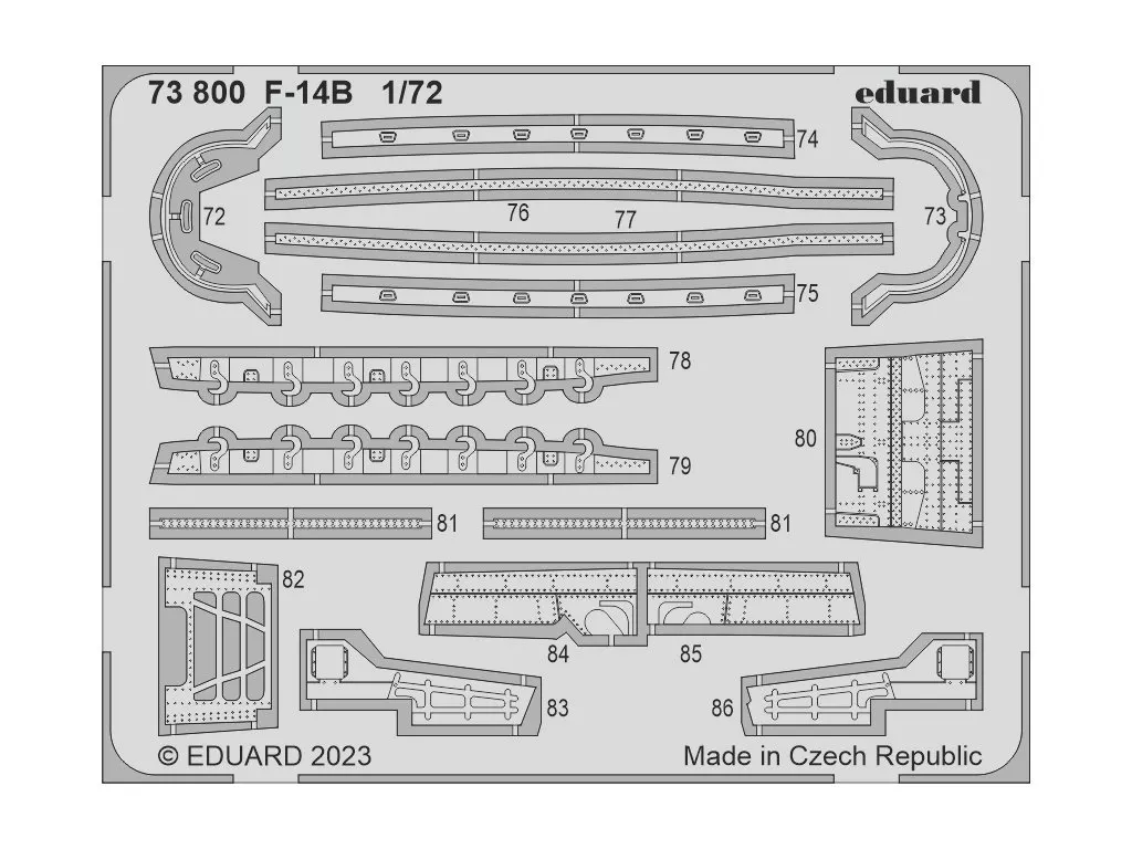 駿河屋 -<新品/中古>1/72 F-14B ビッグEDパーツセット