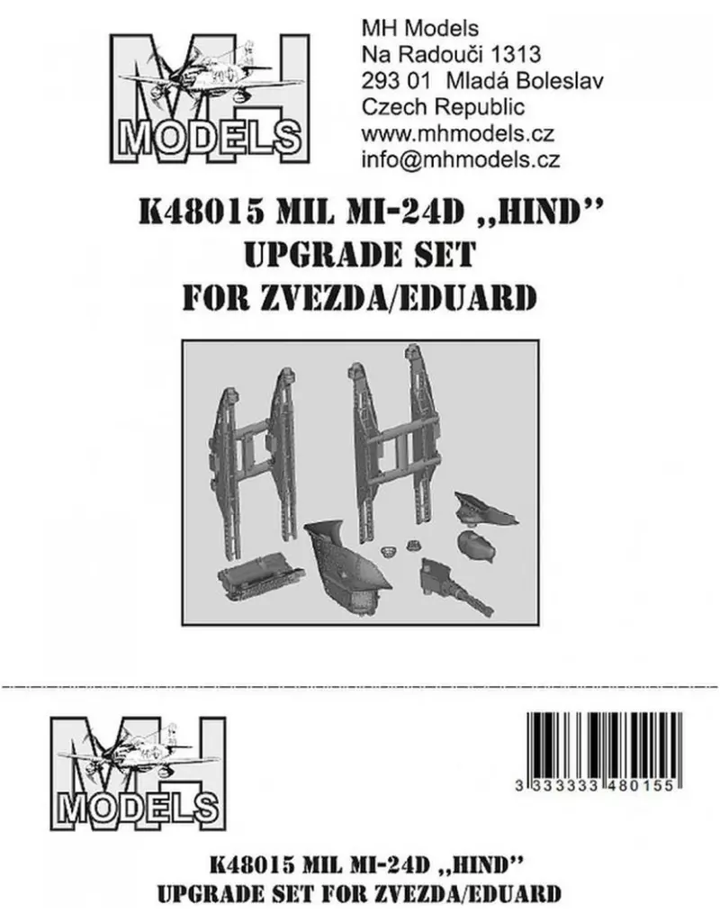 プラモデル　1/48 Mi-24D アップグレードセット (ズべズダ用) ディティールアップパーツ [MHZK48015]