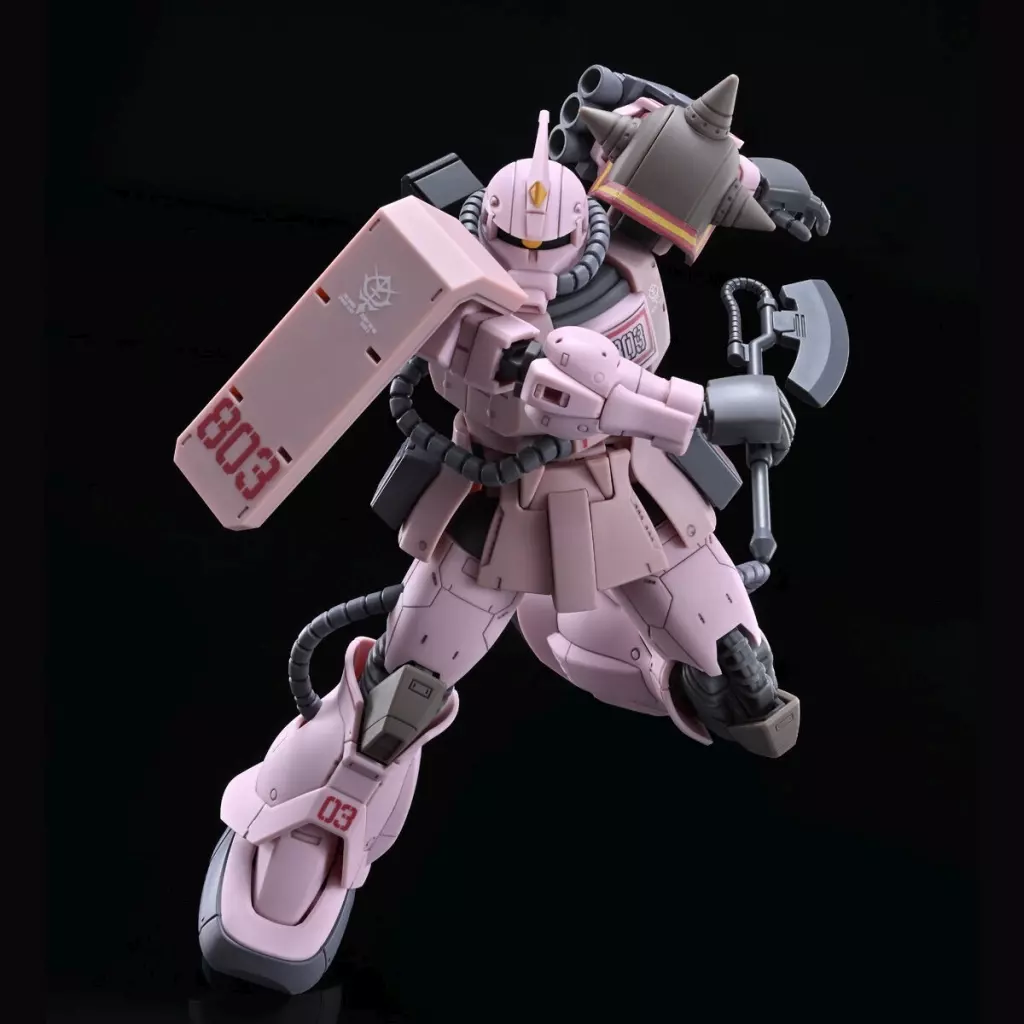 駿河屋 -<中古>1/144 HG MS-06D ザク・デザートタイプ ピンクパンサー