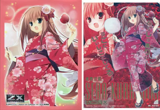 Z/X　倉敷世羅（浴衣）ラバープレイマット＆スリーブ 駿河屋 -<中古>Z/X -Zillions of enemy X- ラバープレイマット