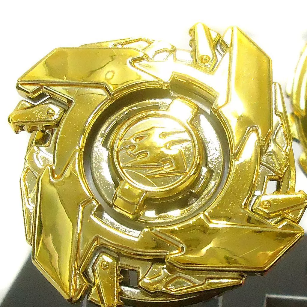 爆転シュートベイブレード hms 5点セット 駿河屋 -<中古>HMS五聖獣5点セット 金メッキ(ディスプレイ付観賞用