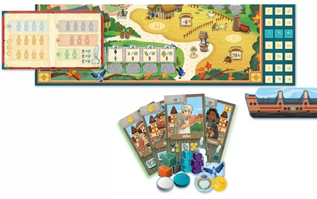 未使用　村の人生　BIGBOX Amazon | ホビージャパン(HobbyJAPAN) ボードゲーム 村の人生：BIG BOX