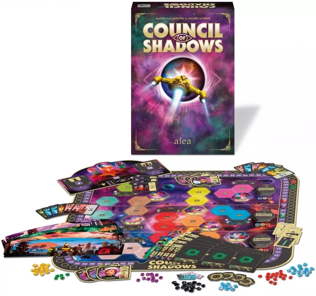 ボードゲーム　影の評議会 ドイツ語版 (Council of Shadows) [日本語訳付き] 中古商品】影の評議会 ドイツ語版 (Council of Shadows) [日本語