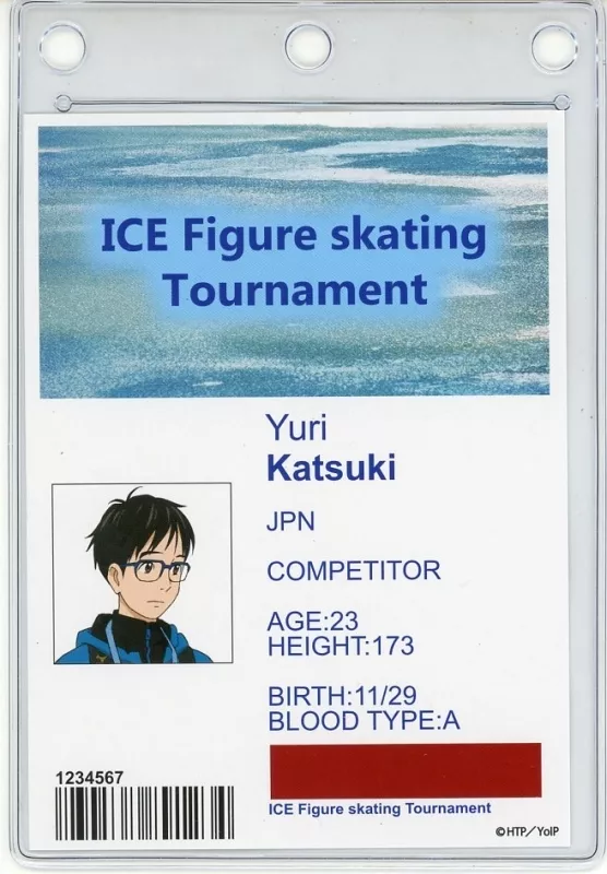 ユーリ!!! on ICE ネックストラップスタッフパス　勝生勇利 ユーリ!!! on ICE ネックストラップ 勝生勇利 スタッフパス - メルカリ
