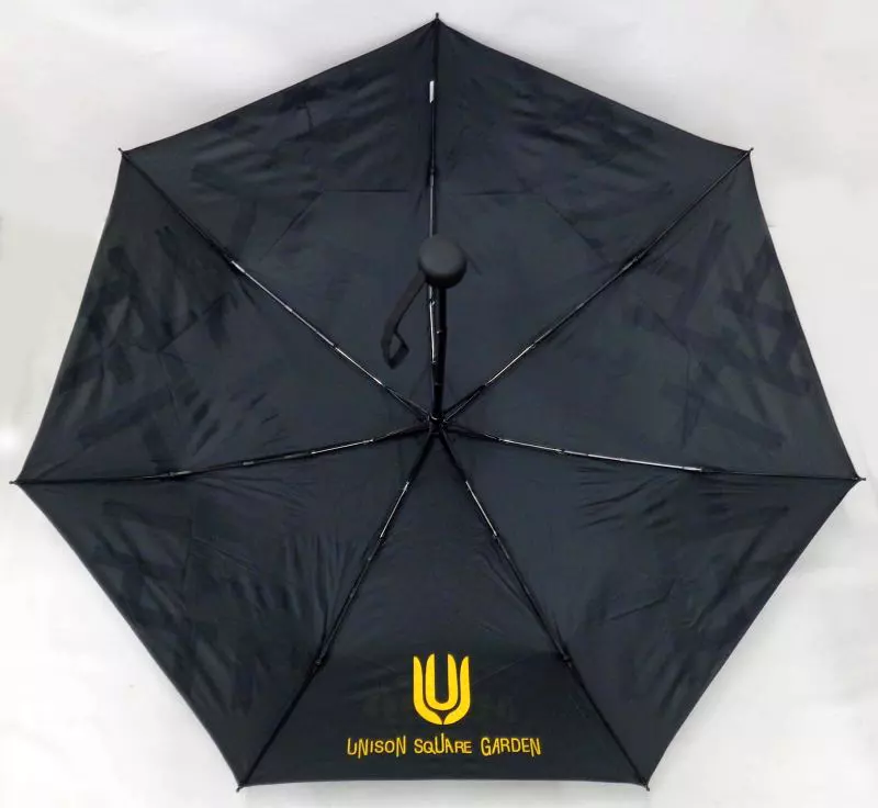 UNISON SQUARE GARDEN 折りたたみ傘 UNISON SQUARE GARDEN × TOWER RECORDS 折りたたみ傘 ブラック/UNISON