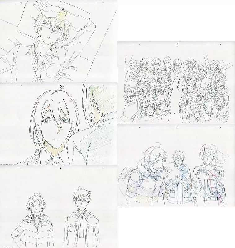 ✴︎極美品✴︎極楽街　複製原画+特典付き 極楽街 5巻 特典 クリアシート 3種 各10枚セット 極楽街 スペシャル