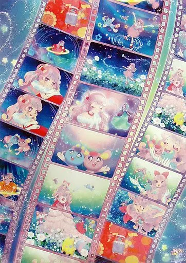 アイカツ　B2リバーシブルポスター 駿河屋 -<中古>[単品] B2サイズリバーシブルポスター(2種セット) 集合