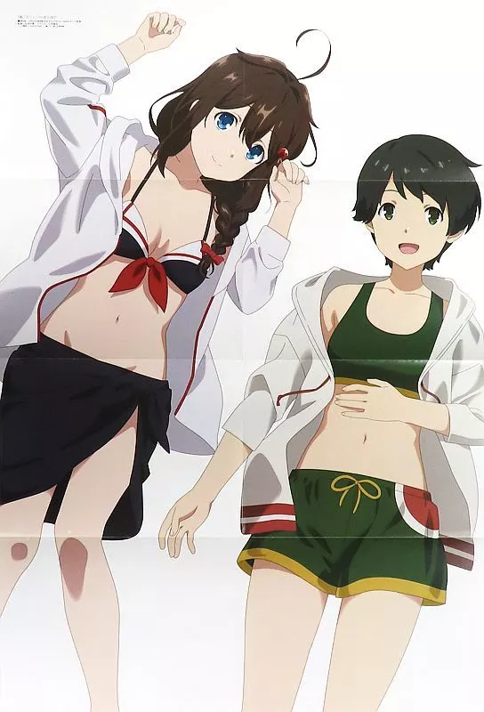 グリッドマンユニバース　南夢芽sp 宝田六花&新条アカネ　bp　2枚セット グリッドマン ユニバース』宝田六花の太ももが急成長！ 描き下ろし衣装