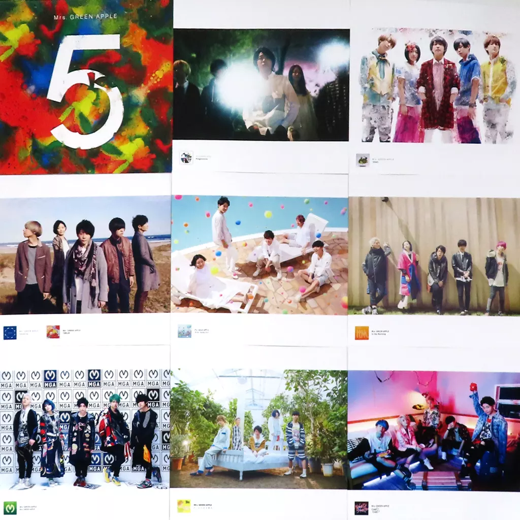 最終値下げ⚠️Mrs. GREEN APPLE ポスター　5枚セット Mrs.GREEN APPLE ポスター4枚セット - メルカリ