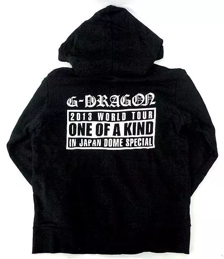 ★G-DRAGON 2013 WORLD TOUR ジップアップフーディパーカー BIGBANG ジップアップパーカー Lサイズ 新品未開封 G-DRAGON SOL D