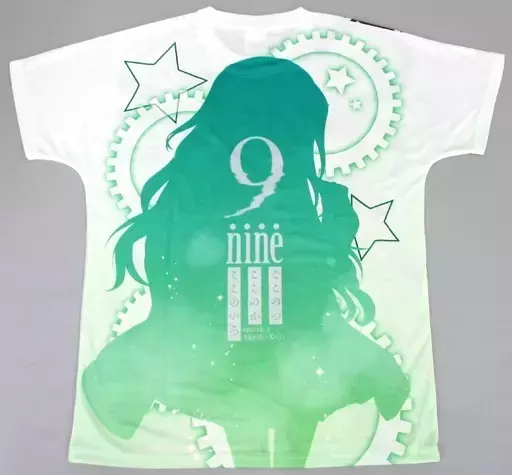 9-nine-ここのつここのかここのいろ九條都 フルグラフィックTシャツ 9-nine- 九條 都 フルグラフィック Tシャツここのつここのかここのいろ