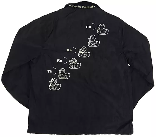 駿河屋 -<中古>桑田佳祐 コーチジャケット ブラック Mサイズ