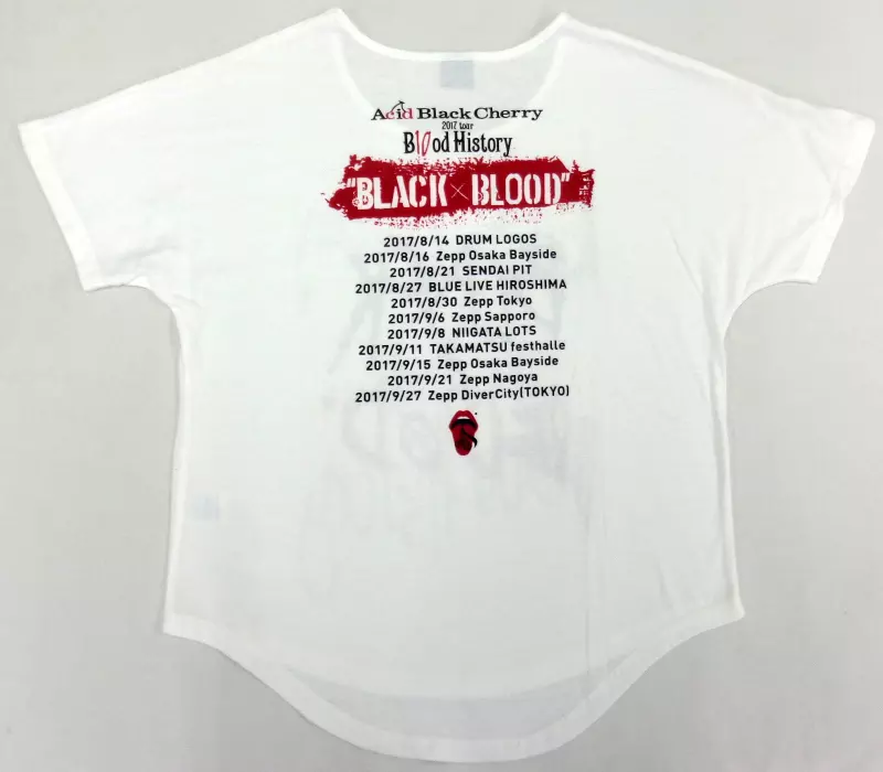 希少！Acid Black Cherry BLACK BLOOD ドルマンＴ 買取】acid black cherry(abc) 2017 tour BLACK×BLOOD ドルマンT