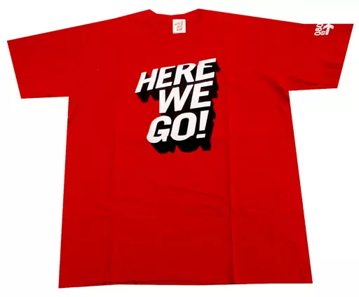 嵐　Tシャツ　未使用新品　HERE　WE　GO　AROUND ASIA　24時間 並品☆2002 初期 嵐 ARASHI HERE WE GO プリント Tシャツ - メルカリ