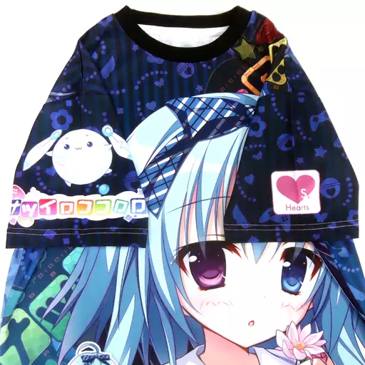 ナツイロココロログ フルグラフィックTシャツ 七国小都音 Natsuiro Kokoro Log - T-shirts (七国小都音(夏Ver) フルカラーT
