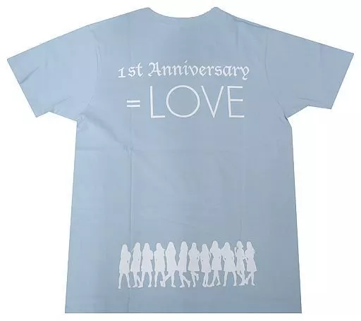 イコラブ　1周年Tシャツ 駿河屋 -<中古>イコールラブ(=LOVE) 1周年記念Tシャツ ライトブルー