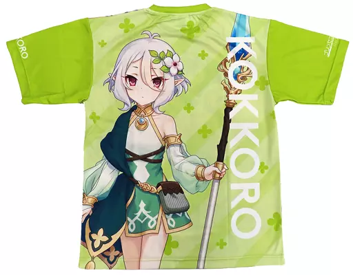 衣類　コッコロ(プリンセス) フルグラフィックTシャツ グリーン Lサイズ 「プリンセスコネクト!Re：Dive」 プリンセスコネクト！Re:Dive フルグラフィックTシャツ コッコロ