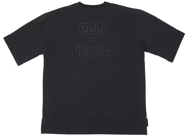 PHABLIC × UUU コラボ 限定Tシャツ グレー all-blacks-primary-logo-