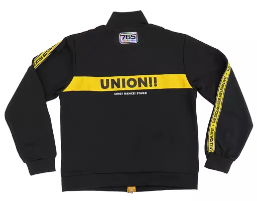 衣類　UNION!!セットアップジャージ ブラック×オレンジ Mサイズ 「アイドルマスター ミリオンライブ!×ソフマップ POP UP SHOP」 駿河屋 -<中古>UNION!!セットアップジャージ ブラック×オレンジ