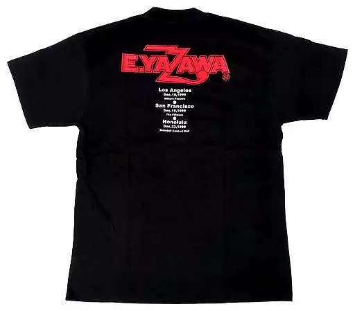 矢沢永吉1999年　Millennium America Tour Tシャツ 駿河屋 -<中古>矢沢永吉 Tシャツ ブラック フリーサイズ 「E.YAZAWA