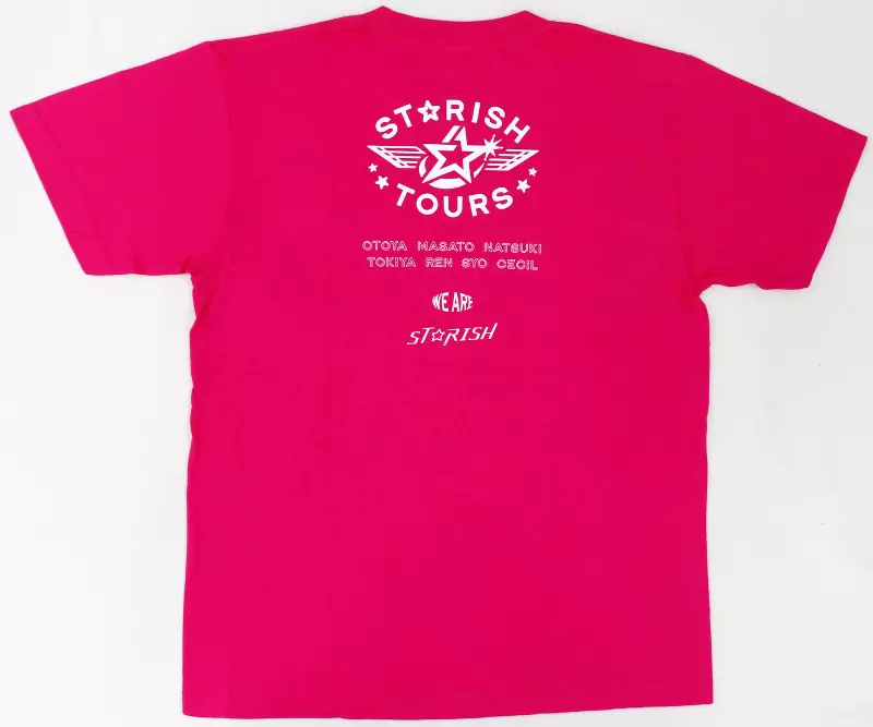 肌触りがいい 駿河屋 -<中古>来栖翔 ワッペンTシャツ ピンク Mサイズ 「劇場版 その他