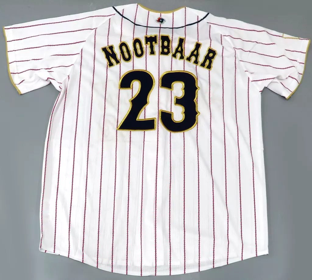 ラーズ・ヌートバー 2023WBC日本代表ホームレプリカユニフォーム Amazon.co.jp: ラーズ・ヌートバー 侍ジャパン ユニフォーム Lサイズ