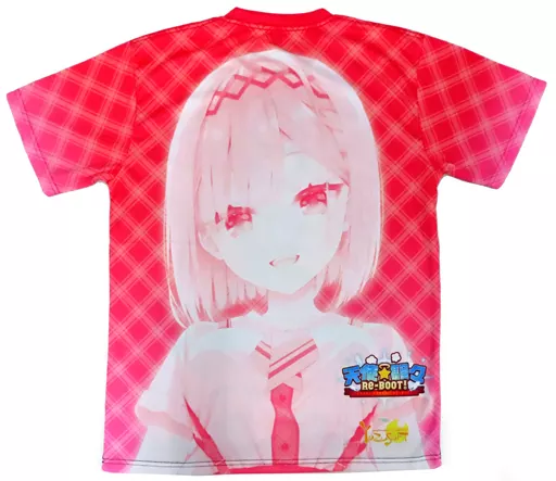 駿河屋 -<中古>[単品] 谷風天音 フルグラフィックTシャツ ピンク