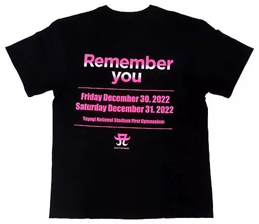 【浜崎あゆみ】remember you Tシャツ　黒 浜崎あゆみ】remember you Tシャツ 黒 【公式通販】