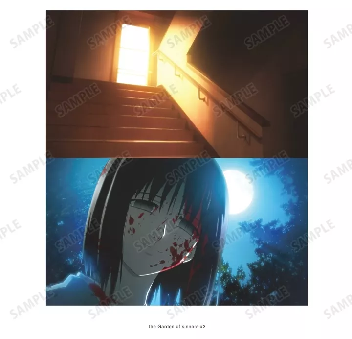 劇場版　空の境界　俯瞰風景　シーンバックプリントTシャツ　レディースL 両儀式 劇場版「空の境界」 俯瞰風景 シーンバックプリントTシャツ メンズ L