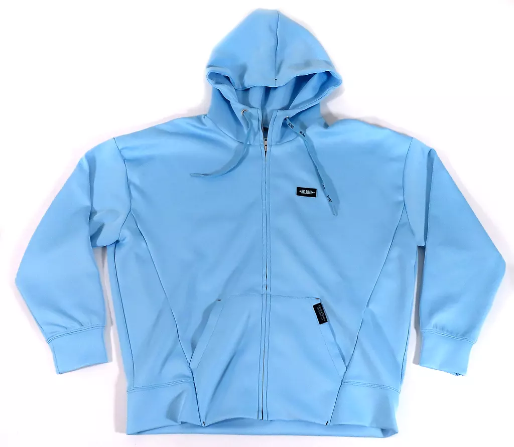 駿河屋 -<中古>羽生結弦 ジップパーカー ブルー Mサイズ 「Yuzuru