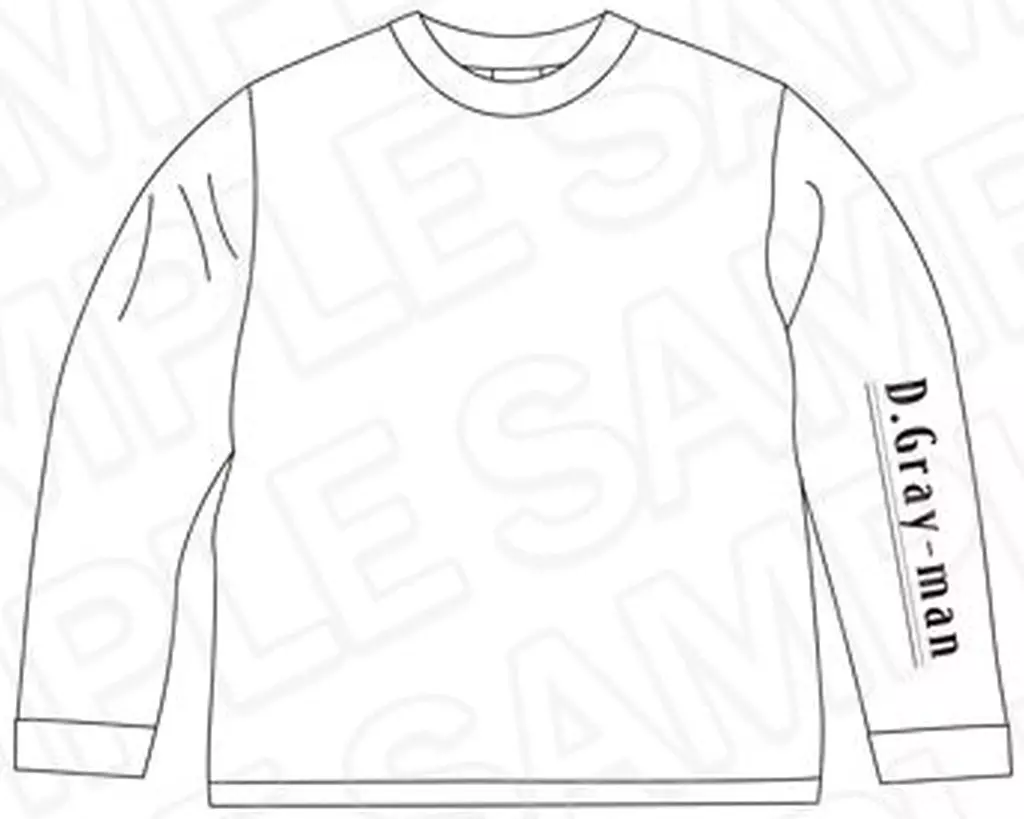 Dグレ 12 ロングスリーブTシャツ　Lサイズ マルチフォントオーバーサイズドロングスリーブTシャツ(EZBH