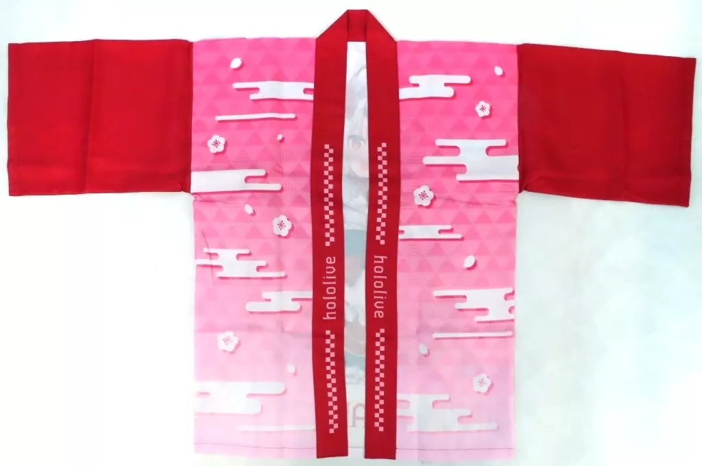 駿河屋 -<中古>百鬼あやめ グラフィック法被 マゼンタ フリーサイズ