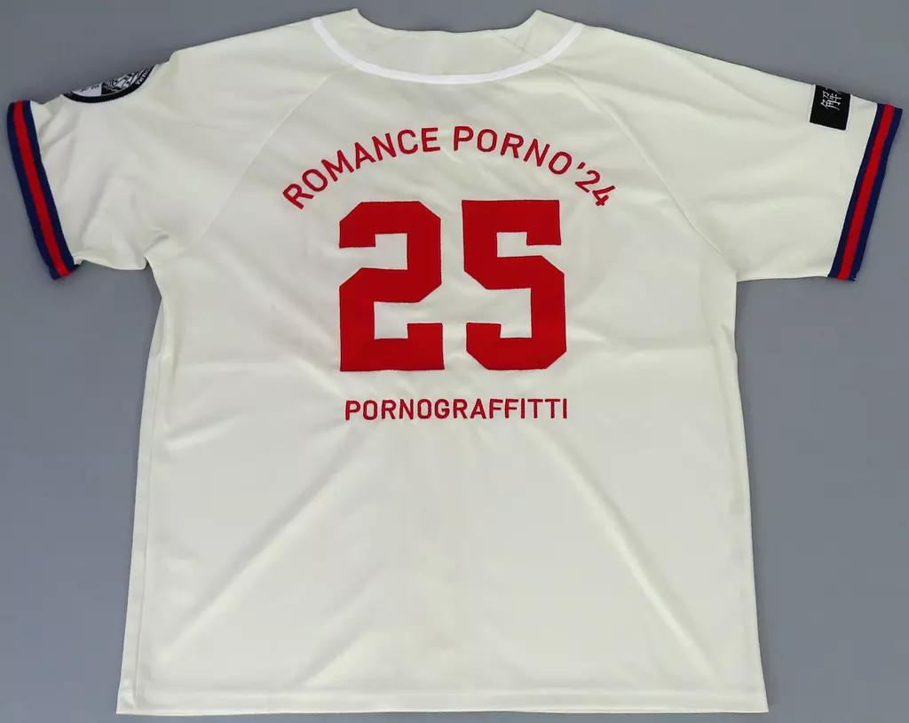 駿河屋 -<中古>ポルノグラフィティ ベースボールシャツ アイボリー M