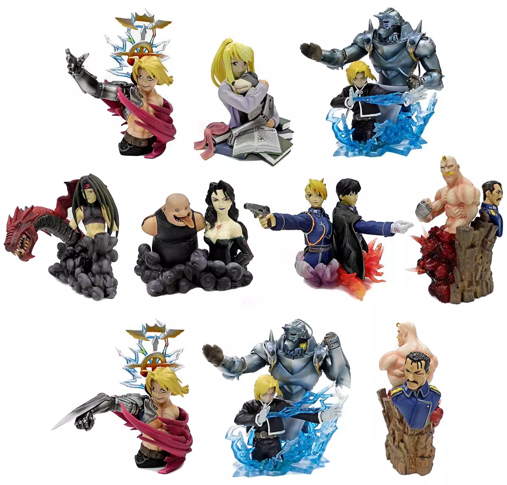 鋼の錬金術師 キャラクターズ まとめ売り 鋼の錬金術師 キャラクターズフィギュア 8個セット(食玩) フィギュア