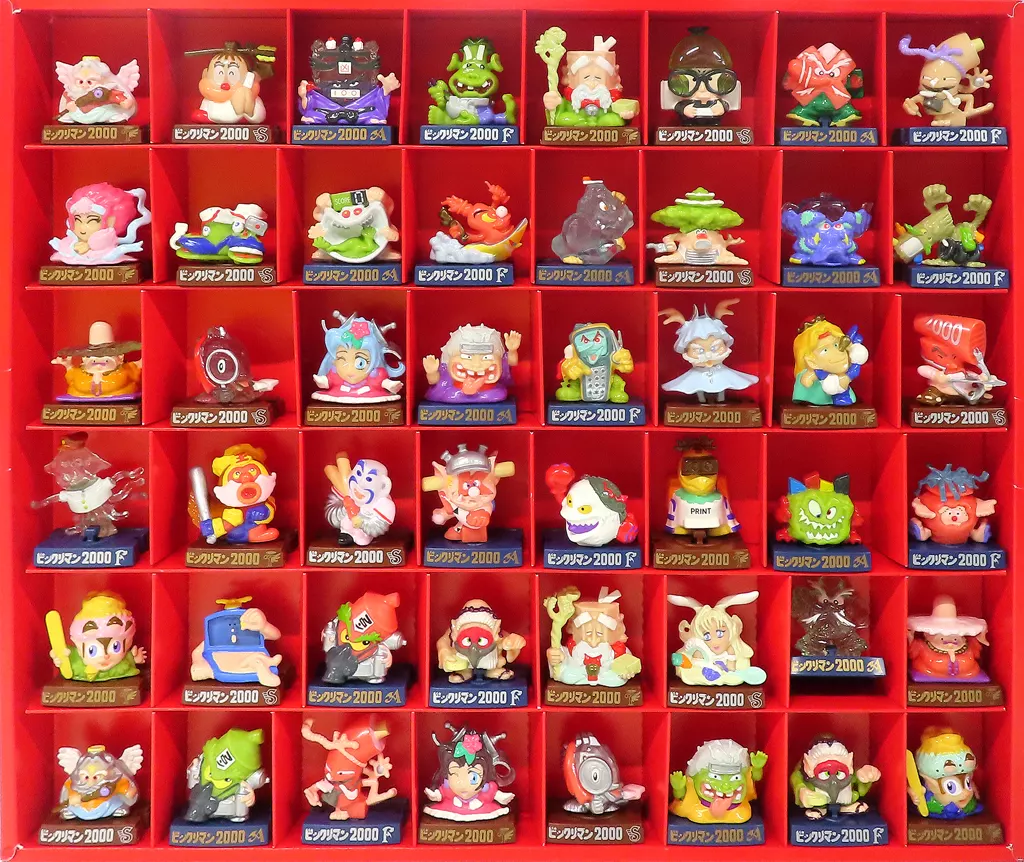 LOTTE ロッテ　ビックリマン2000フィギュア　48種　特製ケース入り 非売品】 ビックリマン2000 フィギュア＋シール （アクリルケース付き