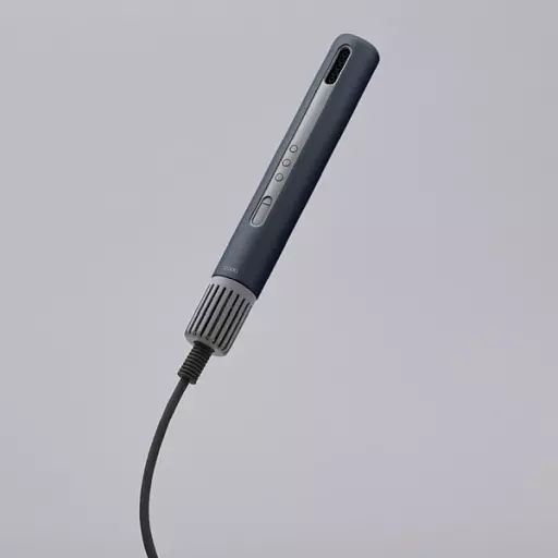 駿河屋 -<中古>カドー スティック型ヘアドライヤー baton (ネイビー