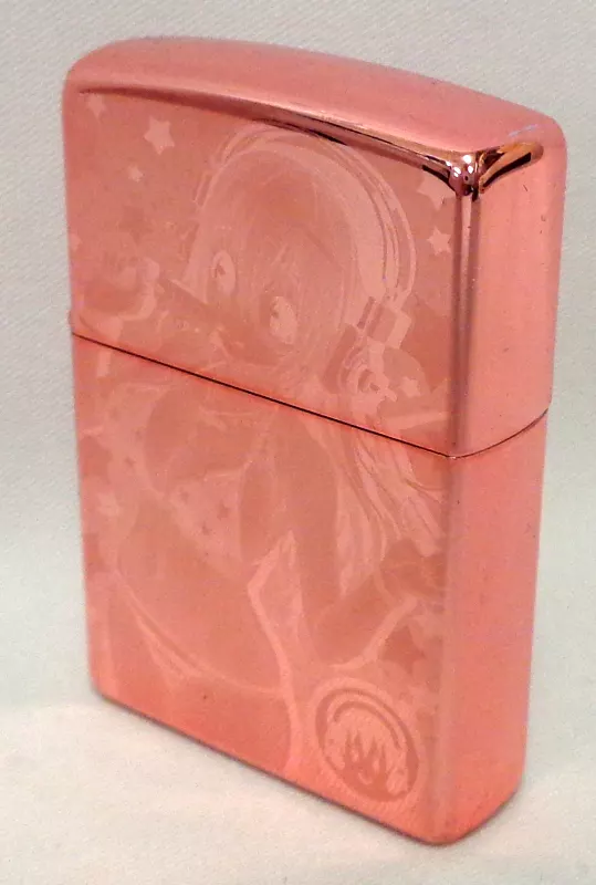 駿河屋 -<中古>すーぱーそに子 ピンクレーザー彫刻ZIPPOライター 「す 