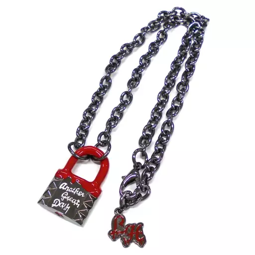 駿河屋 -<中古>LiSA×HELLCATPUNKS 南京錠ネックレス(レッド)（シルバー