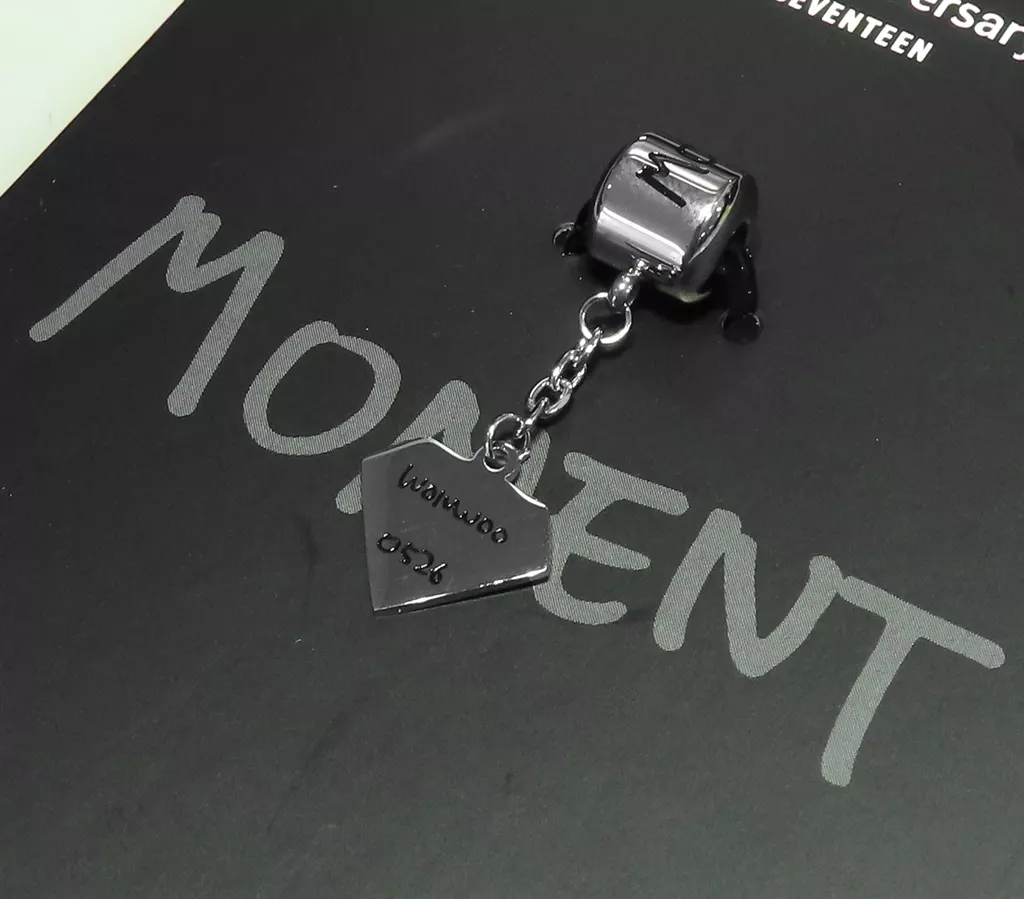 SEVENTEEN 7thチャーム　WONWOO SEVENTEEN Wonwoo 7th Anniversary Surgical Steel Charm Official