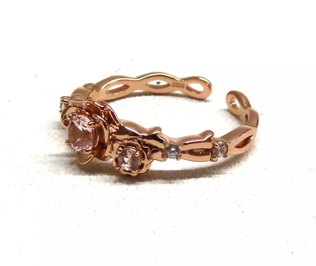 Ensemble Shu Itsuki Sue Set Pink Gold Ring Accessories 6th