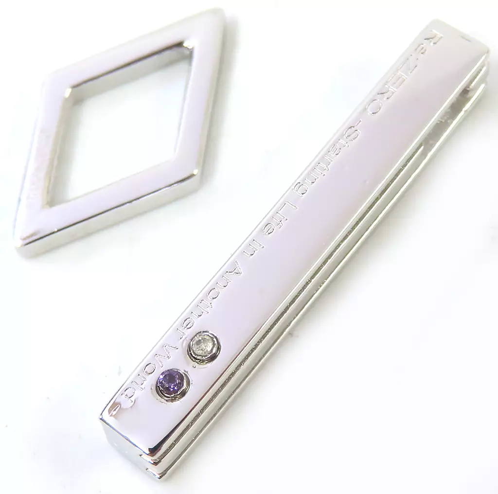 ☆【未使用】シルバー ネックレス エミリア TV Anime 'Re:Zero - Starting Life in Another World' Silver