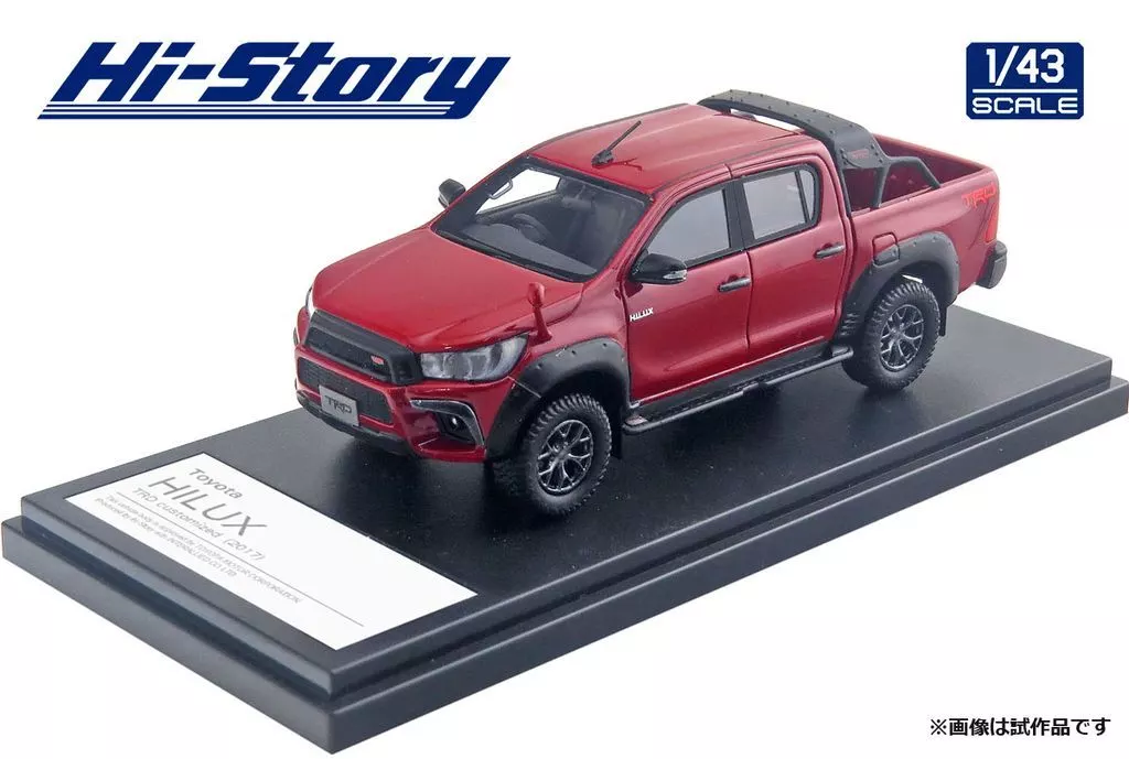 1/43 トヨタ ハイラックTRDカスタマイズ 駿河屋 -<中古>1/43 Toyota HILUX TRD カスタマイズ 2017(クリムゾン
