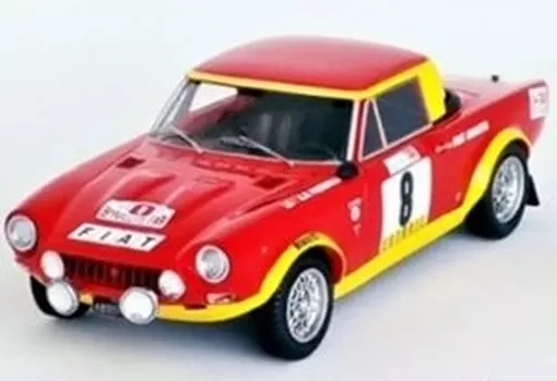 ミニカー　1/43 フィアット 124 アバルトラリー 1974年TAPラリー 2位 Alcide Paganelli / Ninni Russo #8 [dsn94] 駿河屋 -<新品>1/43 フィアット 124 アバルトラリー 1974年TAP