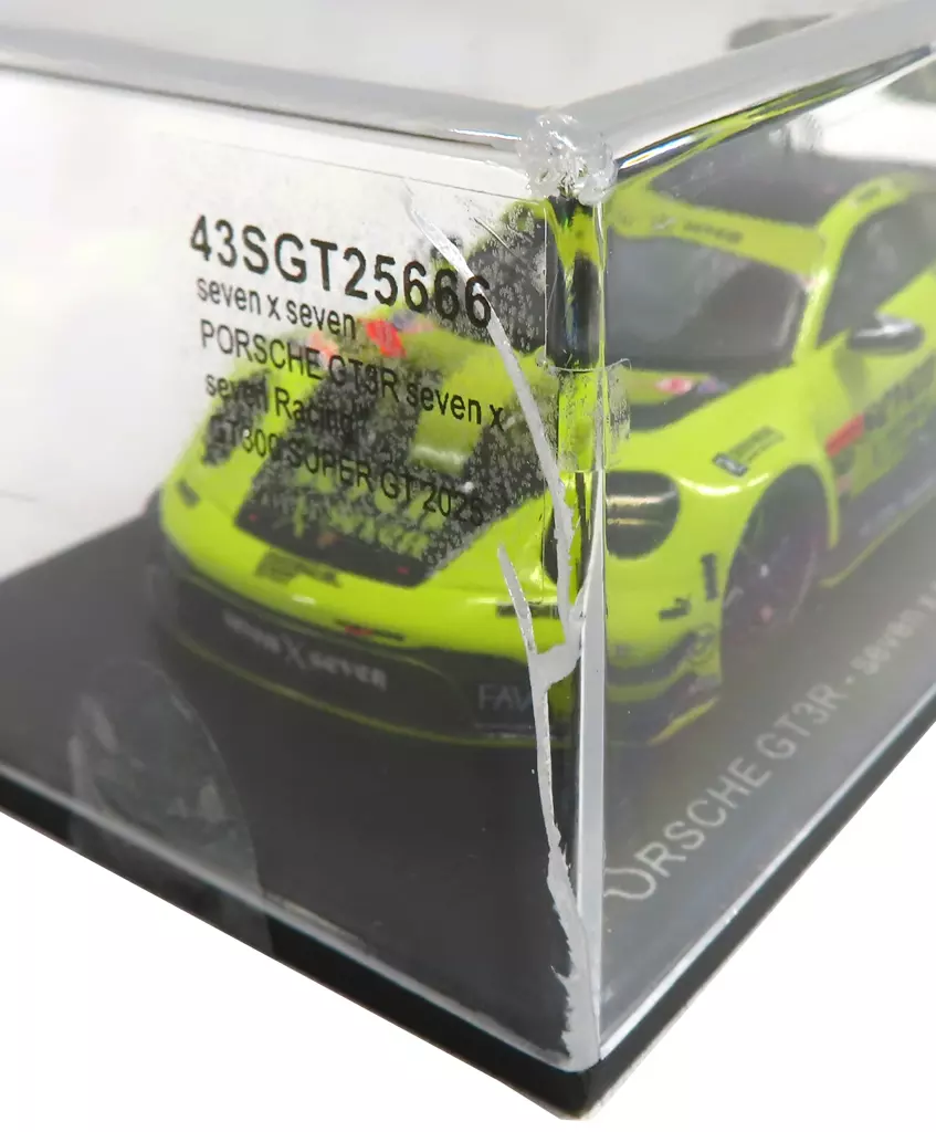 Mini car 1/43 seven x seven PORSCHE GT3R seven x seven Racing