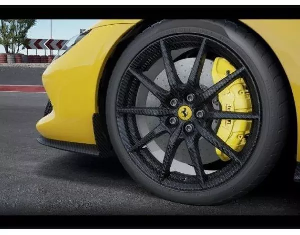 駿河屋 -<中古>1/18 Ferrari 296 GTS Modena Yellow Diamond