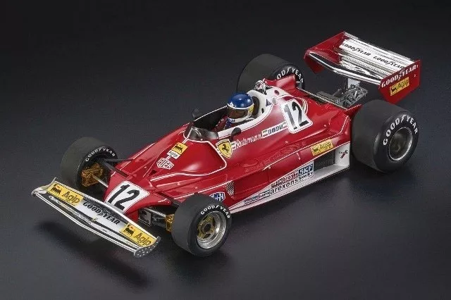 ミニカー　1/18 フェラーリ 312T2 1977 ブラジルGPウィナー C.ロイテマン #12 ドライバーフィギア付 [GRP164BWD]