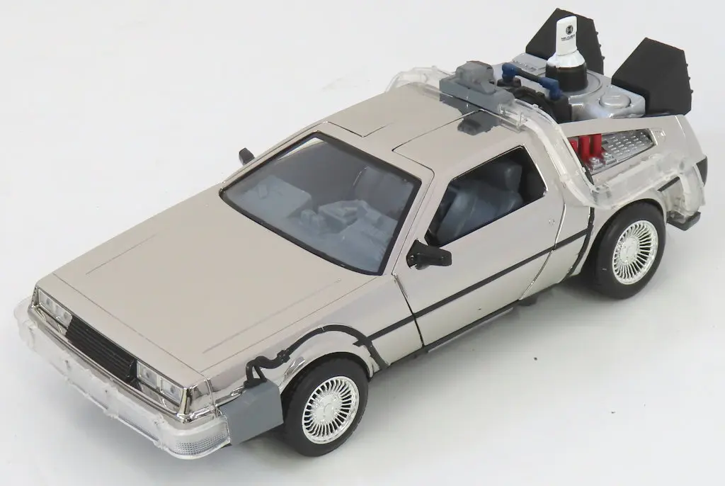 40周年記念シルバーメッキ　デロリアン JADA 1/24 バック・トゥ・ザ・フューチャー タイムマシーン