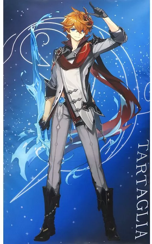クッション・抱き枕・本体　タルタリヤ ひとりじめ特大クッション 「原神」 配信1周年記念! グッズ-クッション】原神 ひとりじめ特大クッション タルタリヤ