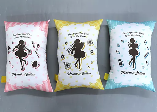 お隣の天使様　クッション　3点セット 駿河屋 -<中古>全3種セット 描き下ろしクッション 「タイトーくじ お隣